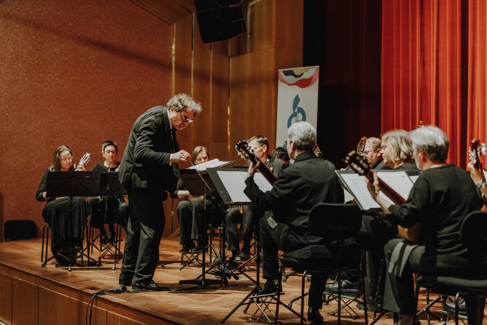 Das Mühlheimer Zupforchester beim Eurofestifal Bruchsal 2026 (Copyright Juana Keinemann/Stefan Kurzke für BDZ)