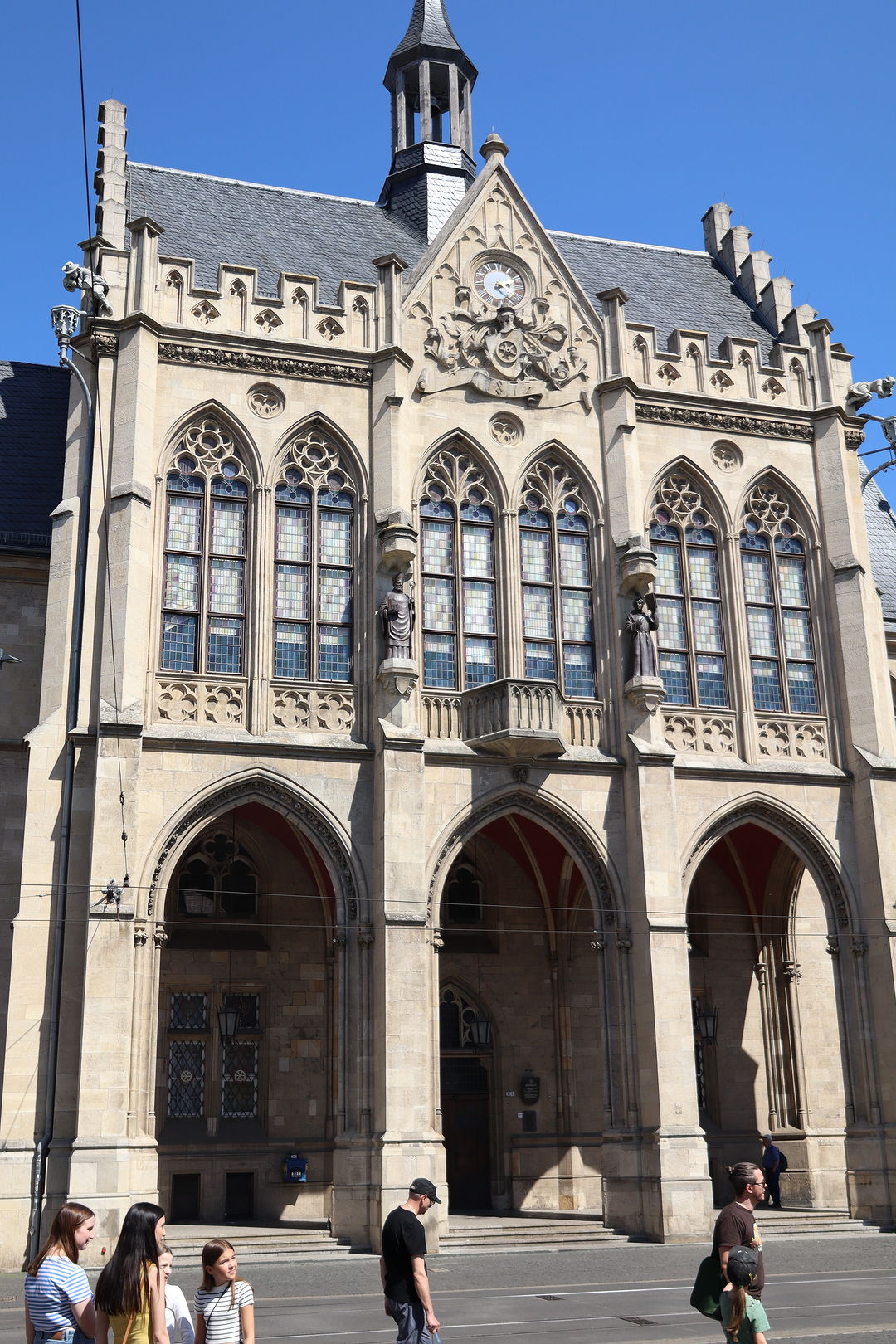 Das Erfurter Rathaus - Ort des Gemeinschaftskonzerts des Thüringischen und des Bayerischen Landeszupforchesters.