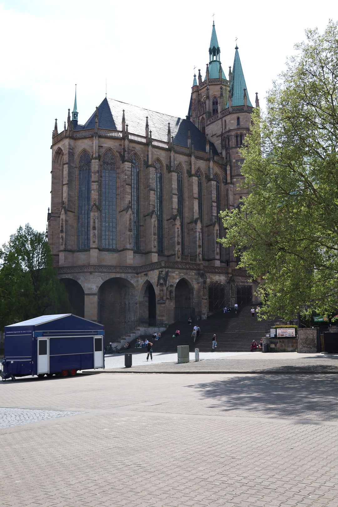 Der Erfurter Dom.
