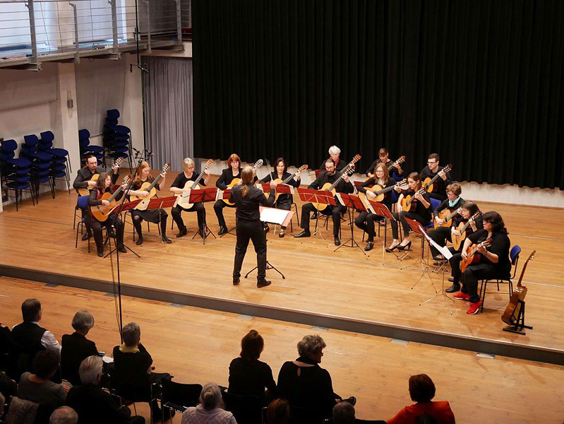 Das Gitarrenensemble Bayreuth - Foto: Michaela Schroll
